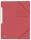 Eckspannmappe TOP FILE+, A4, aus 390 g/m² Karton, dunkelrot