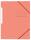 Eckspannmappe TOP FILE+, A4, aus 390 g/m² Karton, coral