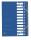 Oxford Ordnungsmappe A4 Karton 390g/m²blau - TOP FILE+ 12 Fächer