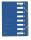 Oxford Ordnungsmappe A4 Karton 390g/m²blau - TOP FILE+ 8 Fächer