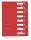 Oxford Ordnungsmappe A4 Karton 390g/m²rot - TOP FILE+ 8 Fächer