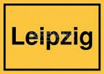 Postkarte Leipzig Ortsschild Leipzig - 148 x 105mm