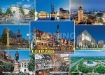 Postkarte Leipzig Sehenswürdigkeiten - 148 x 105mm