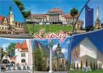 Postkarte Leipzig Sehenswürdigkeiten - 148 x 105mm