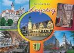 Postkarte Leipzig Grüße aus Leipzig - 148 x 105mm