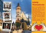 Postkarte Leipzig Thomaskirche - 148 x 105mm
