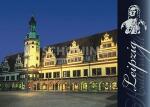 Super-Top-Cards Leipzig Altes Rathaus bei Nacht - 170 x...