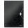 LEITZ 4599 Eckspannermappe WOW A4 PP schwarz metallic