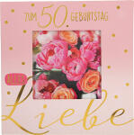 3D Klappkarte mit Musik und Licht Motiv 5 - Zum 50....
