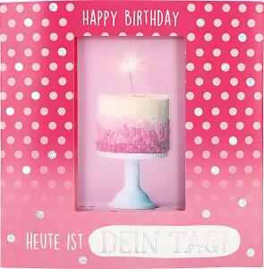 3D Klappkarte Musik Motiv 15 - Happy Birthday Heute ist dein Tag