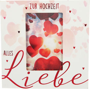 3D Klappkarte mit Musik und Licht Motiv 44 - Zur Hochzeit alles Liebe - 3 LR54/L1130 Alkali-Mangan Batterien enthalten - Depesche