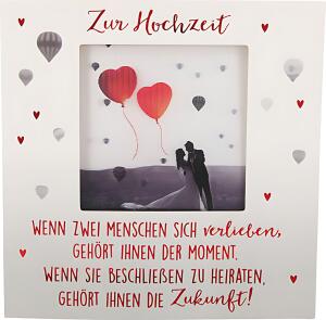 3D Klappkarte Musik Motiv 45 - Zur Hochzeit Wenn zwei Menschen sich