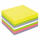 Haftnotizwürfel FSC-Mix 75x75x40mm 400 Blatt - inFo Würfel Mix, Farbmix Brillant Haftnotizen 5 Farben: - gelb, grün, grau, weiß, pink, AMC