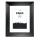 Bilderrahmen Kunststoff Paris schwarz 13x18cm - für Bildformat 9x13cm