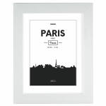 Bilderrahmen Kunststoff Paris weiß 30x40cm -...