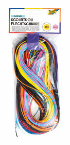 Scoubidous Standardfarben sort FOLIA 731100 1m zu 100 St.
