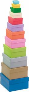 Geschenkschachtel bunt blanco FOLIA 3109 12tlg