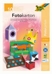 Fotokarton Mappe 10Farben sort FOLIA 660 22x32cm 300g 10BL