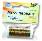 Basteldraht Messing goldfbg. FOLIA 79465  0,3mm 80m