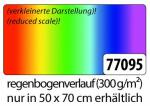 Fotokarton 50x70cm Regenbogen mit EAN,300g