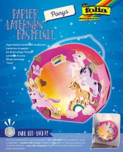 Bastelset Laterne mit LED FOLIA 68106 Pony