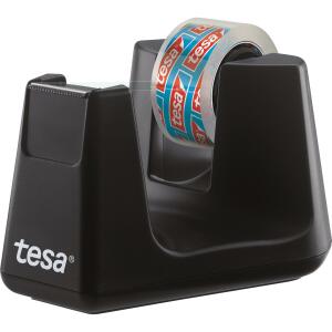tesa Tischabroller Easy Cut Smart ecoLogo - inkl. 1 Rolle Klebefilm kristall-klar