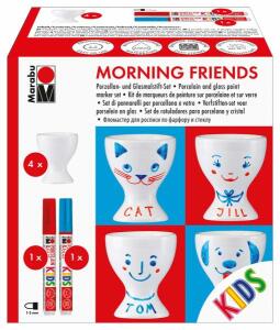Porcelain & Glas Painter KIDS Eierbecher Set