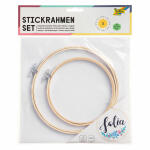 Stickrahmen 2er-Set inkl. Aida-Stoff