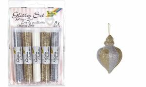 Glitterset 5ST sort. 57801 5x14g