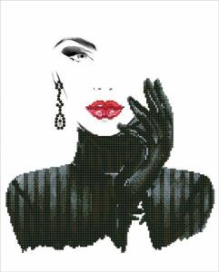Diamond Dotz Lady in Black - ab 8 Jahren