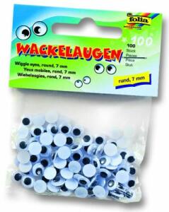 Wackelaugen D7mm FOLIA 750007 100ST