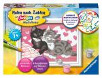 Malen nach Zahlen Bild 120x85mm Kuschelkatzen -...