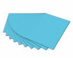 Tonzeichenpapier 50x70cm Himmelblau mit EAN,130g