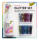 Glitterset Flocken 10Ds sort. FOLIA 589  +1Deko-Kleber 90g
