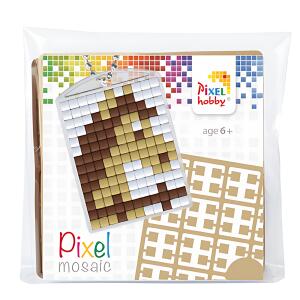 PRACHT Pixel Schlüsselring Set Pferd