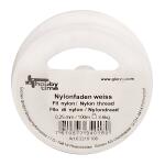 GLOREX Nylonfaden weiss 0,25mm 100m