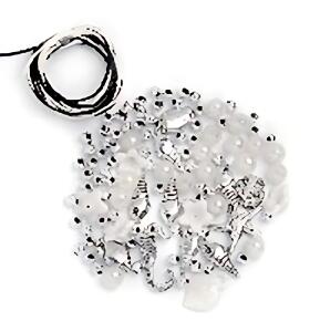 Perlen-Set weiß-silber 7610877462882