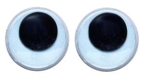 Wackelaugen 18 mm rund 14 St. selbstklebend