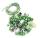 Perlen-Set grün-weiß 7610877462875