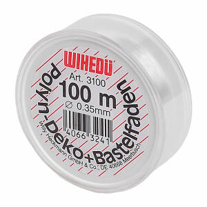 Perlonfaden D0,35mm 100m HECKMANN 530.002 5kg