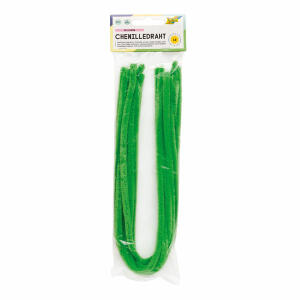 Chenilledraht hellgrün FOLIA 77851 8mm 50cm 10ST