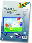 Puzzle 35tlg.blanko weiß FOLIA 2332 A4 m.Rahmen