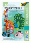 Tonzeichenpapier 22x32cm 10 Blatt farb.sort.,130g