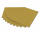 Tonzeichenpapier 50x70cm Gold mit EAN,130g