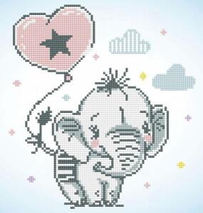Diamond Dotz Elefant - ab 8 Jahren