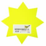 Werbe-Stern 35cm 20 Stück Leuchtgelb
