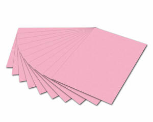 Tonzeichenpapier 50x70cm Rosa mit EAN,130g