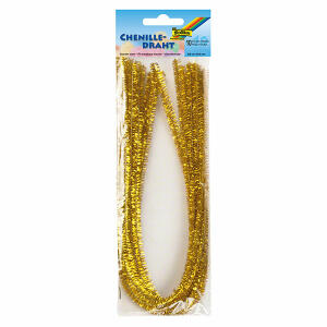 Chenilledraht 10ST gold FOLIA 77865