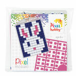 Pixel Schlüsselring Set Hase