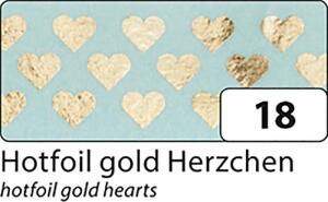 Washi-Tape Hotfoil Gold Herzchen